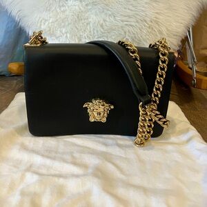 Versace leather women’s chain handbag
